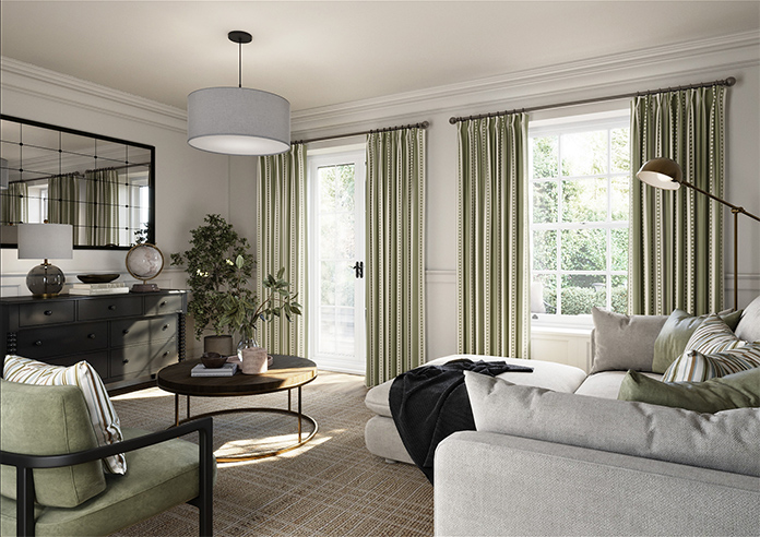 The British Stripe Co. Edgar, Derwent No.1 - Made to Measure Curtains - Image 7